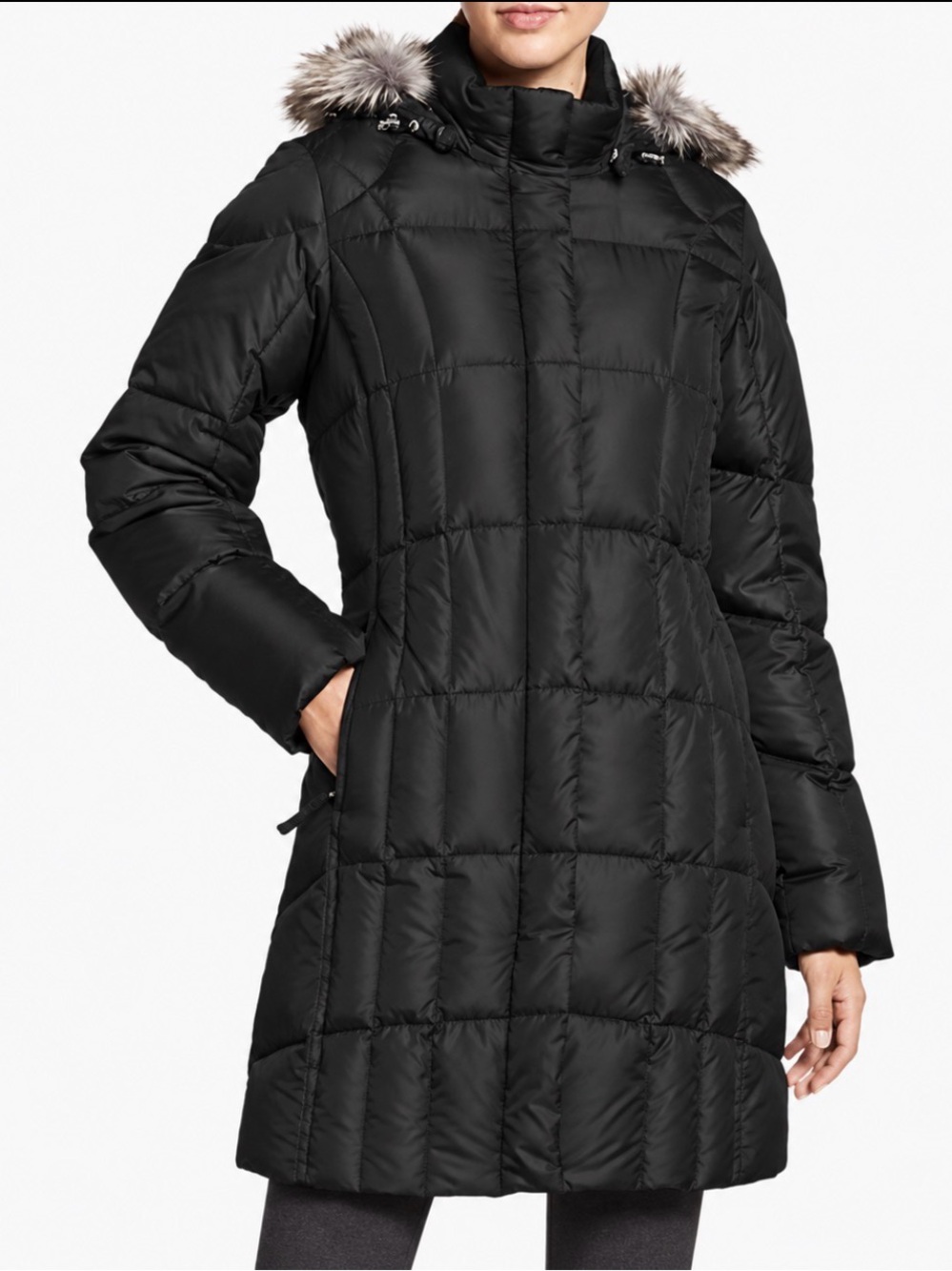 Eddie Bauer Luna Peak Down Parka Black M